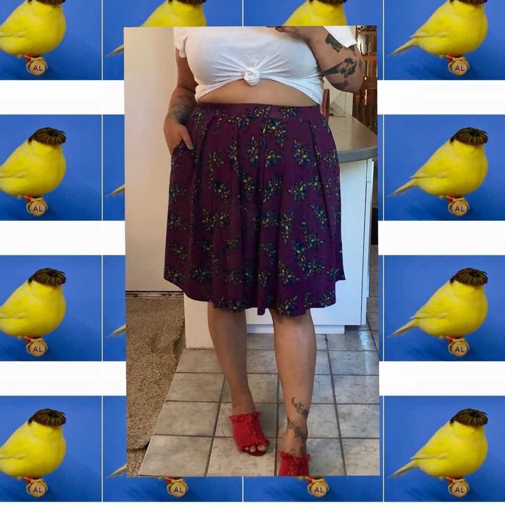 Purple Skater skirt